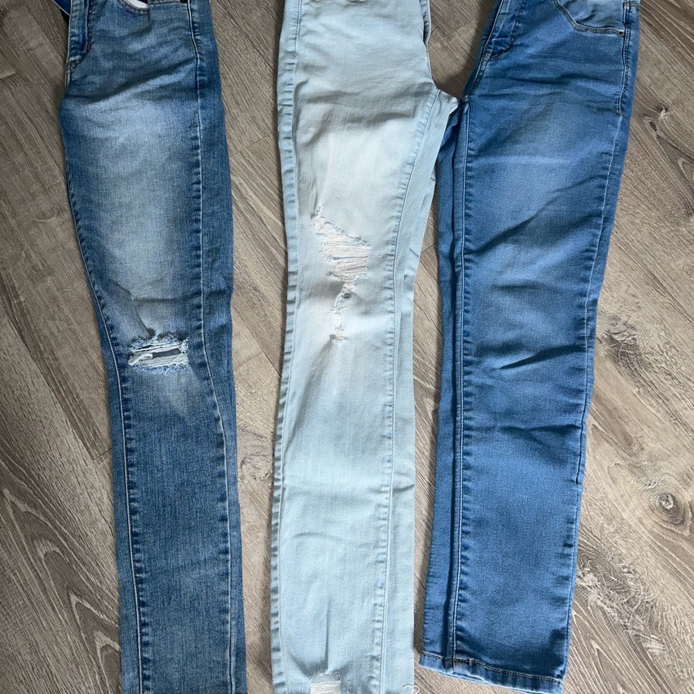 Levi's Women's High Rise Jeans - Blue and Light Blue